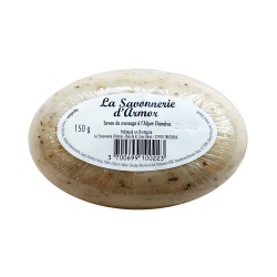 Savon de massage blanc, algue Chondrus, 150g