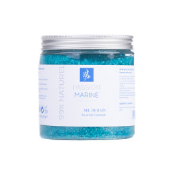 Sel de bain bleu 500g
