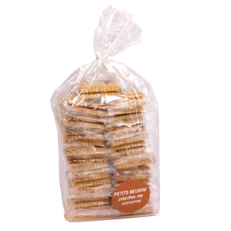Petits-beurre pépites caramel - sachet 460g