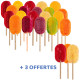 20 Sucettes artisanales aux fruits + 3 offertes