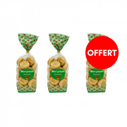 2 sachets mini palets amandes achetés, le 3 ème OFFERT