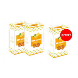 2 boîtes mini palets citron achetées, la 3ème OFFERTE
